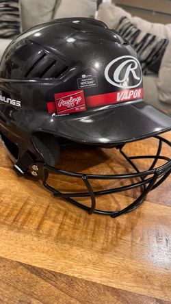 Rawlings COOLFLO Batting Helmet with Facemask