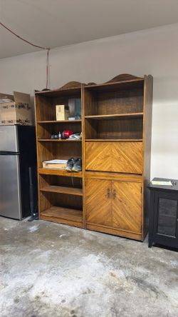 Wooden shelf