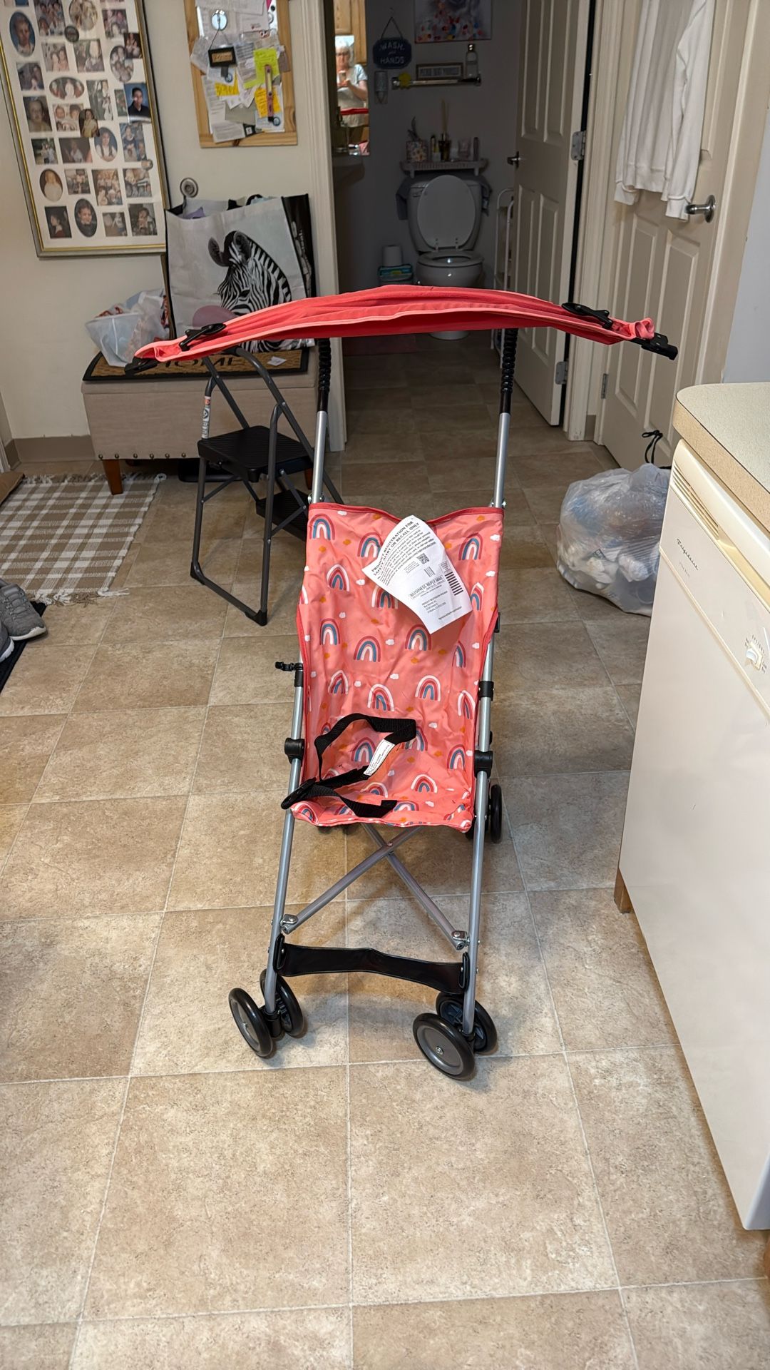 Brand new stroller never used with canopy