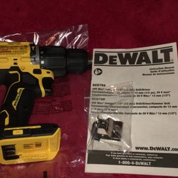 Dewalt DCD799 Cordless 1/2” Hammer Drill