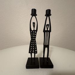SMALL Metal Candle Holders Male Female