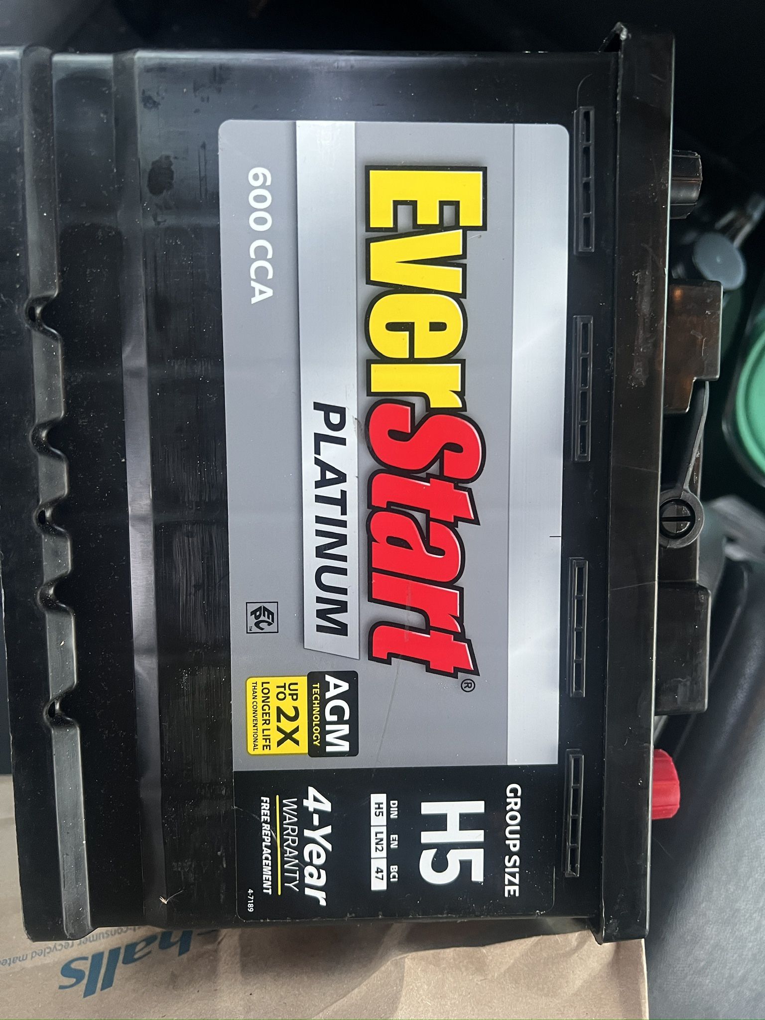 Car Battery EverStart Platinum AGM