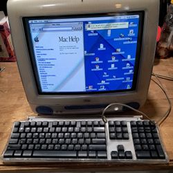  Apple iMac G3, an all-in-one personal computer first introduced in 1998. 