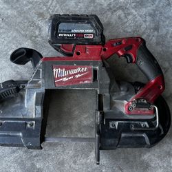 Milwaukee M18 Band Saw And Battery