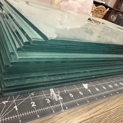 Glass shelves