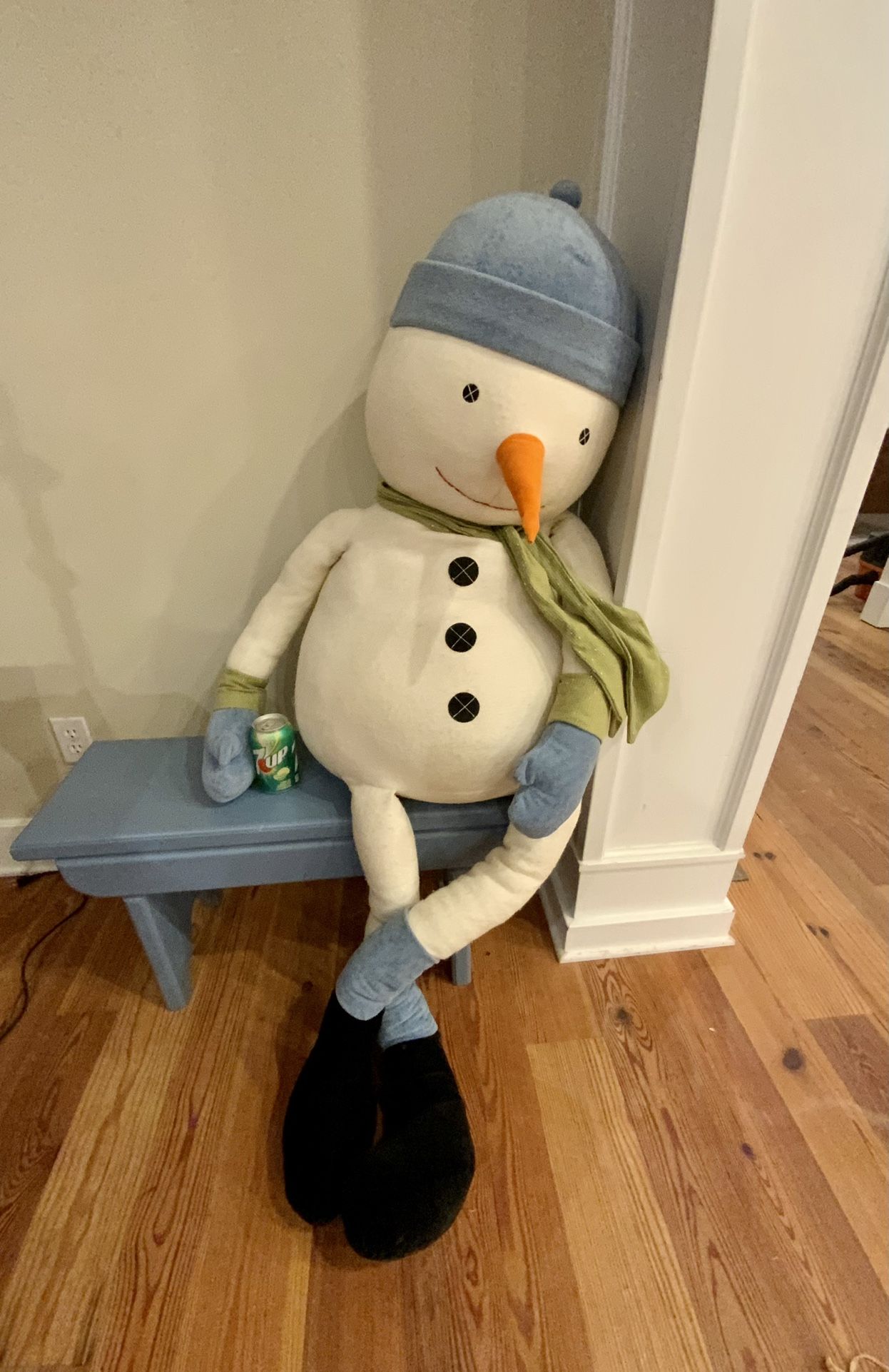 Rare Pottery Barn Kids Life Size Telluride Stuffed Snowman
