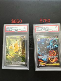 Pikachu ascended and Charizard phantasmal flames