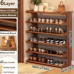 6 Teir Shoe Rack