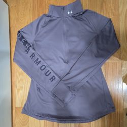 Under Armor, M, Lavander Half Zipper Pullover 