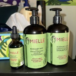 Mielle Organic Shampoo And Conditioner With Grow Oil