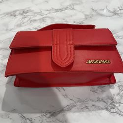 Jacquemus Women's Red Leather Bag – Elegant & Chic