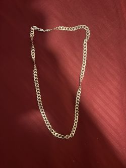 Italian made 925 silver cuban link chain