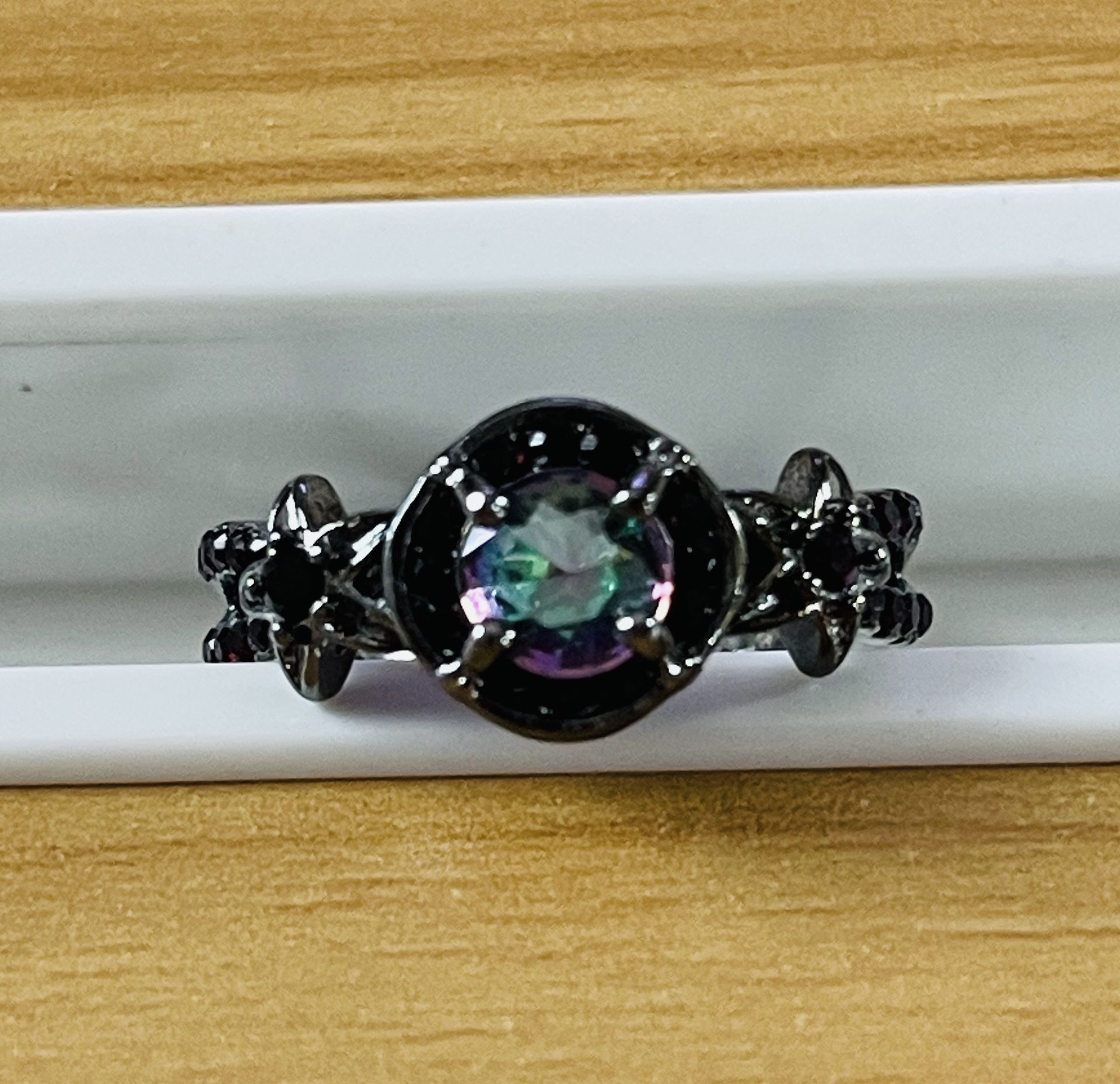 Goth Dark Ring In Size 9