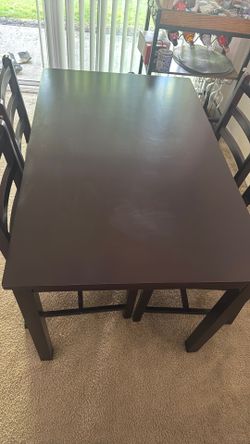 Dining table with 4 chairs