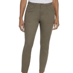 banana republic high rise twill pants size 8