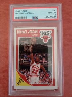 Michael Jordan 1989 Fleer PSA 9