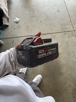 Milwaukee M18 battery with drills