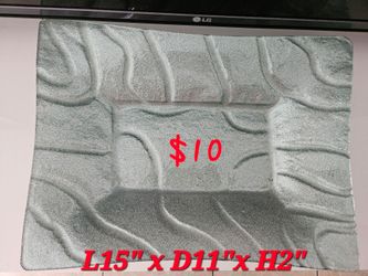 Silver Glitter Tray