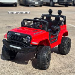 Adventure Wheels: Kids' 12V Jeep Ride-On with 4*4 Motors