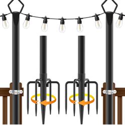 Lamps Posts And String lights 