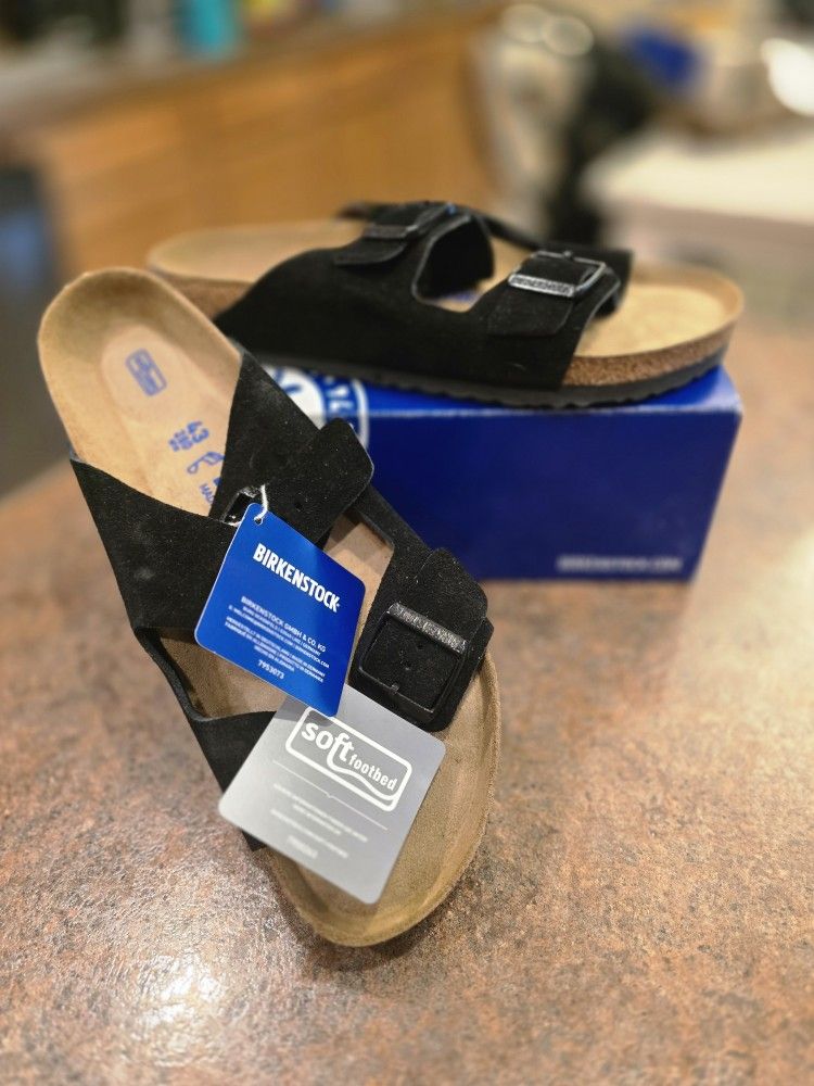 Men's Birkenstock • Arizona • Black Sandles