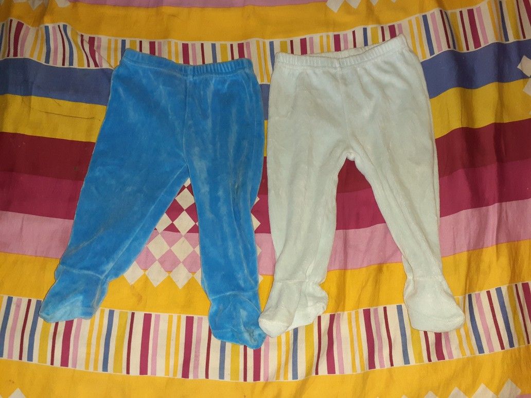 Baby footed pants 6 to 9 months