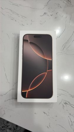 iPhone 16 pro max desert titanium brand new