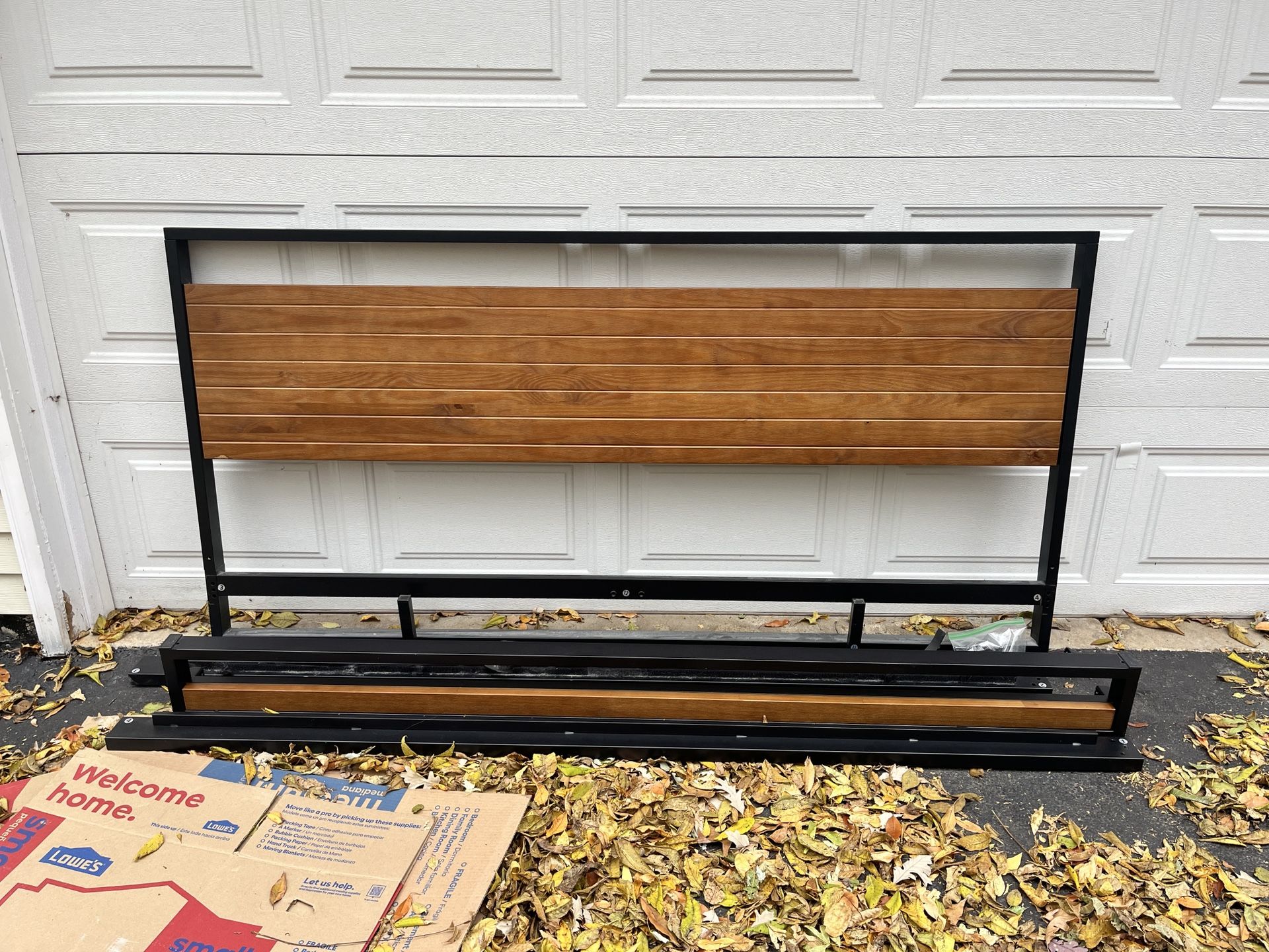 King Size Platform Bed Frame - Excellent Condition FREE