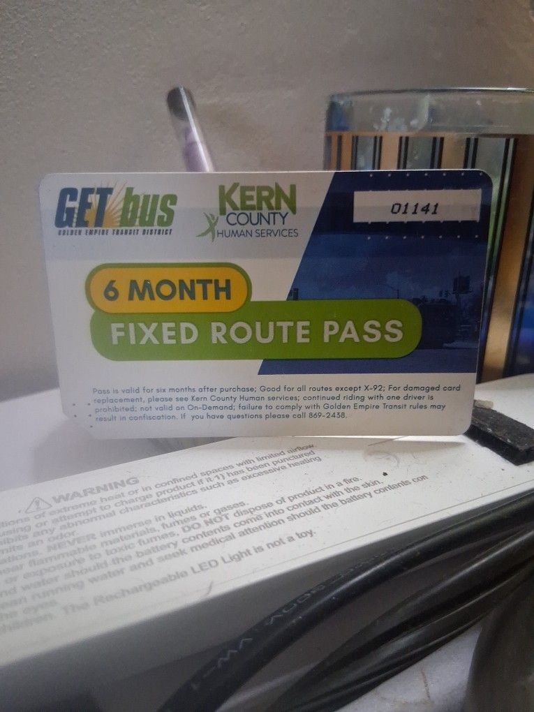 6mo.Bus Pass