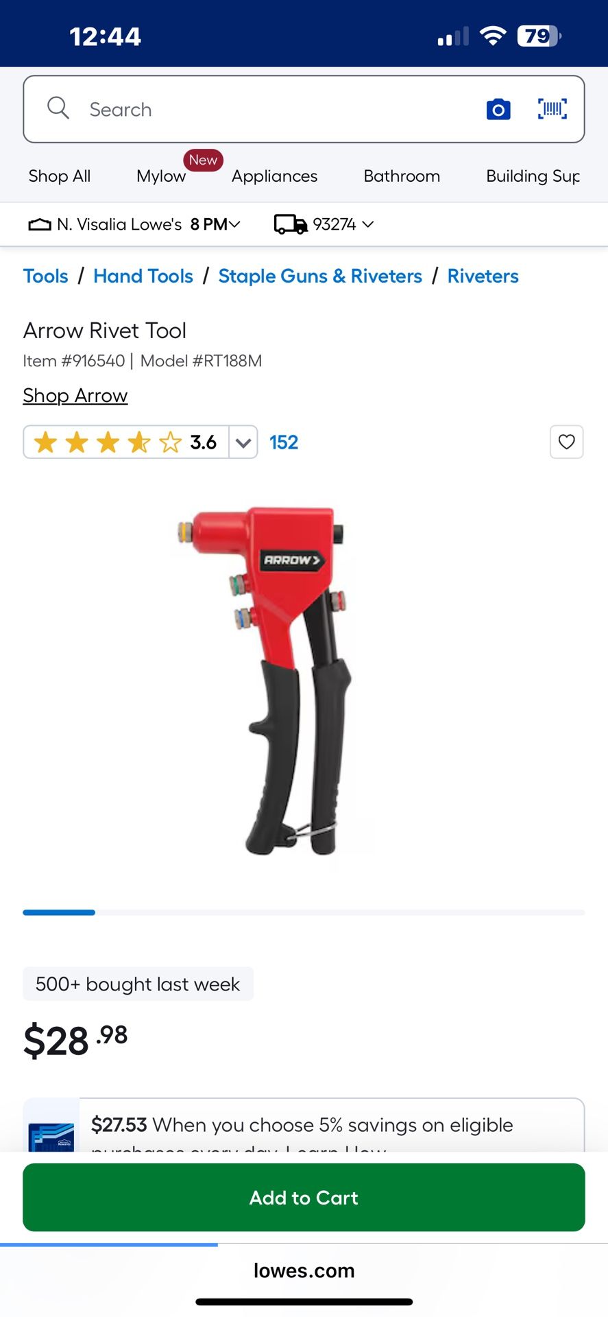 Arrow Rivet Tool NEW