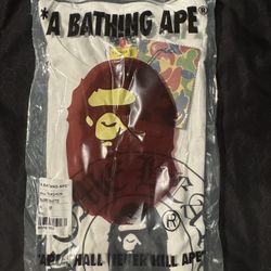 Bape X Chrome White Tee 