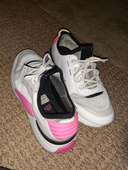 Puma RS size 6y, Adidas size 8 woman, Saucony size 5.5y