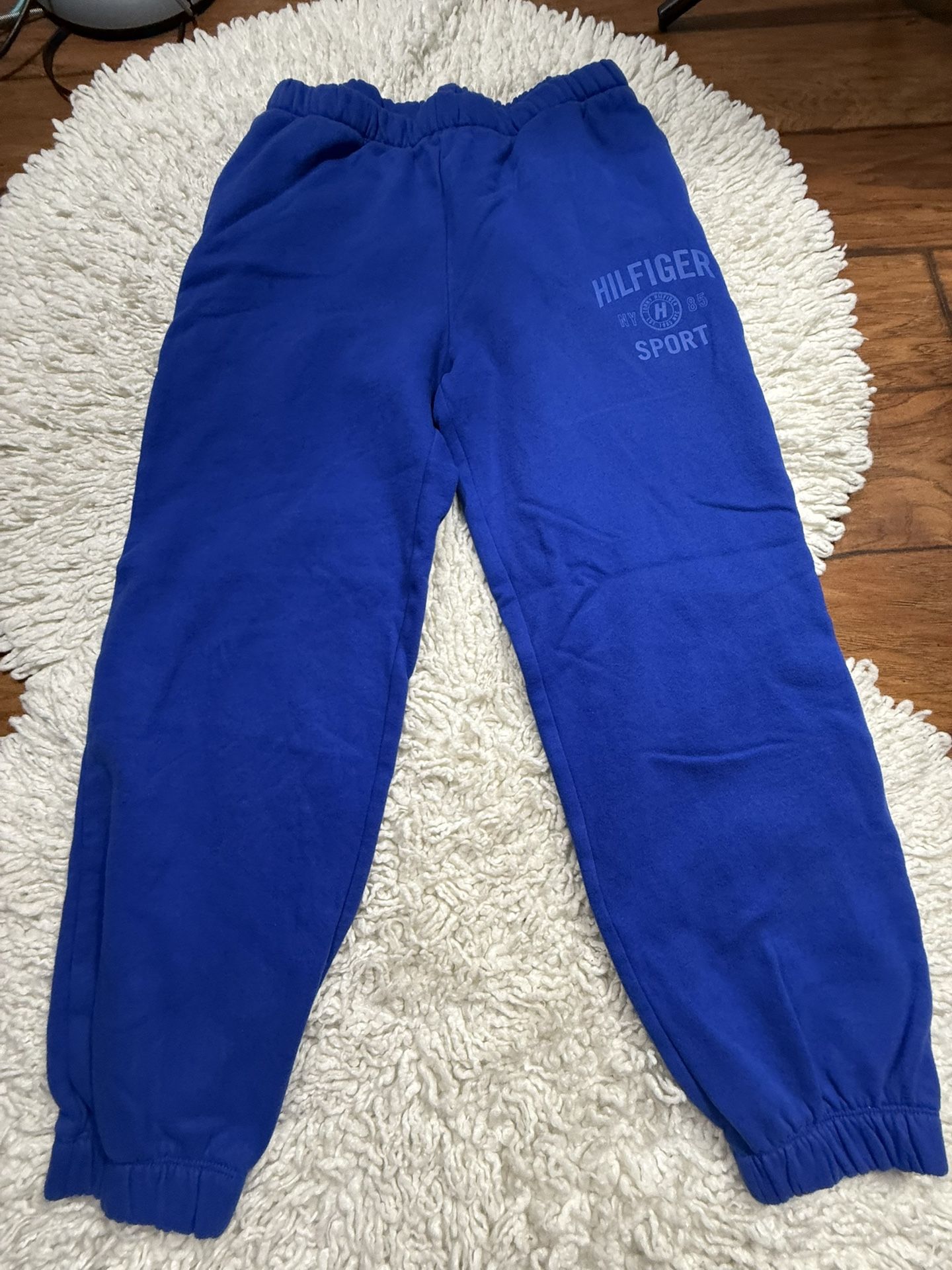 Tommy Hilfiger Sport blue cotton-blend sweatpants Large on tag In very good condition