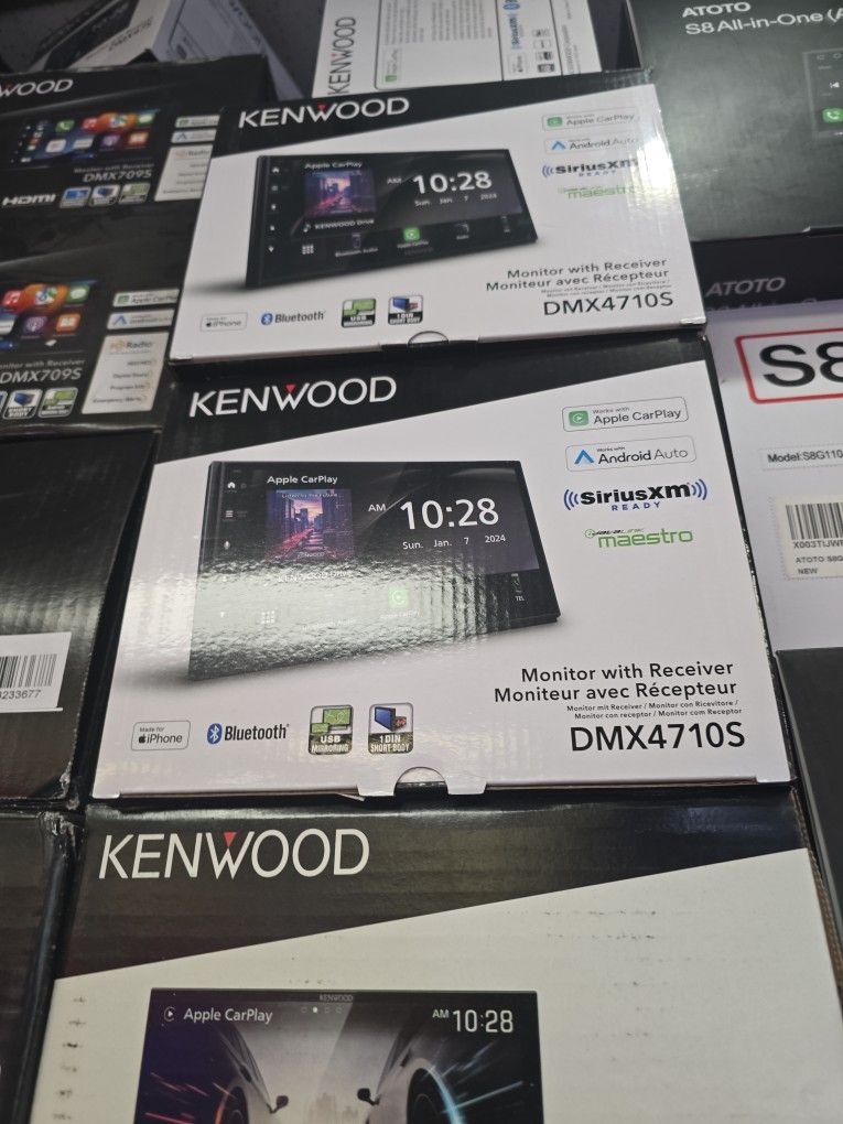 Kenwood In Dash AppleCarPlayAndroidAutoBluetooth Free Back-upCamera With Purchase