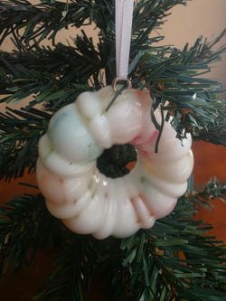 Christmas Mosaic Gelatin decorative ornament
