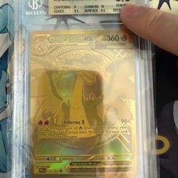 BGS 9.5 Mega Charizard X EX – Gold / Full Art