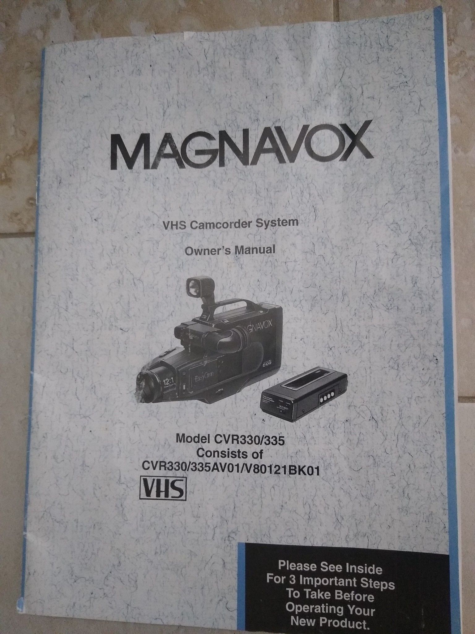 Magnavox VHS Camcorder System & Tripod