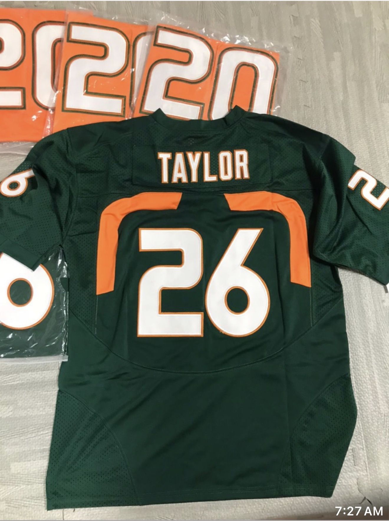 Miami Hurricanes Sizes S-2X