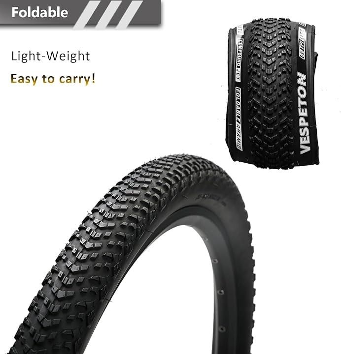 26/27.5/29x2.25 inch Bike Tires Pair Mountain Bike Tires 60 TPI Bicycle Tires Kevlar Foldable Tires Pack of 2