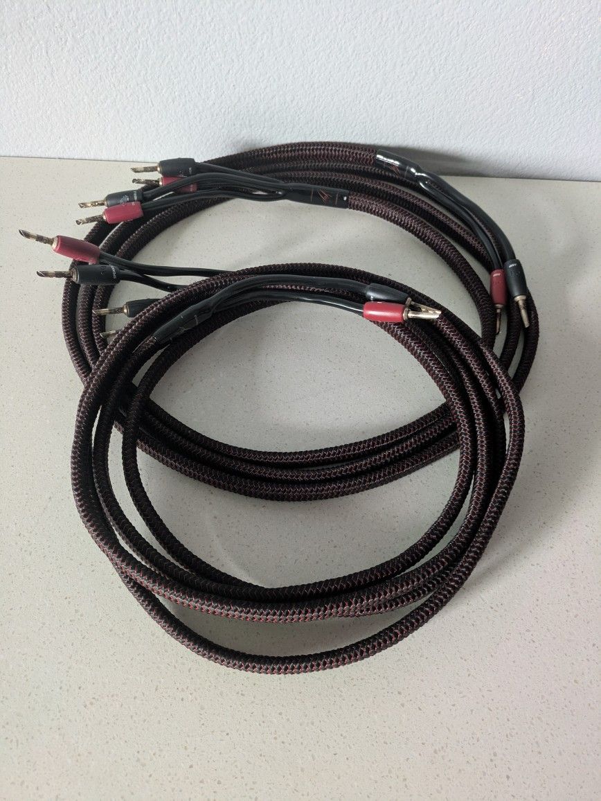 Audioquest 10ft Rocket 33 bi-wire Speaker cables