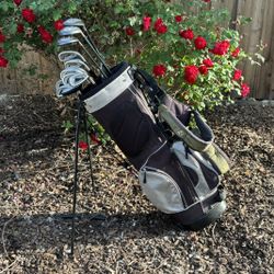 Orlimar TriMetal Golf Set (Driver+3w+5w+3i-pw+gw+sw+putter+stand bag)