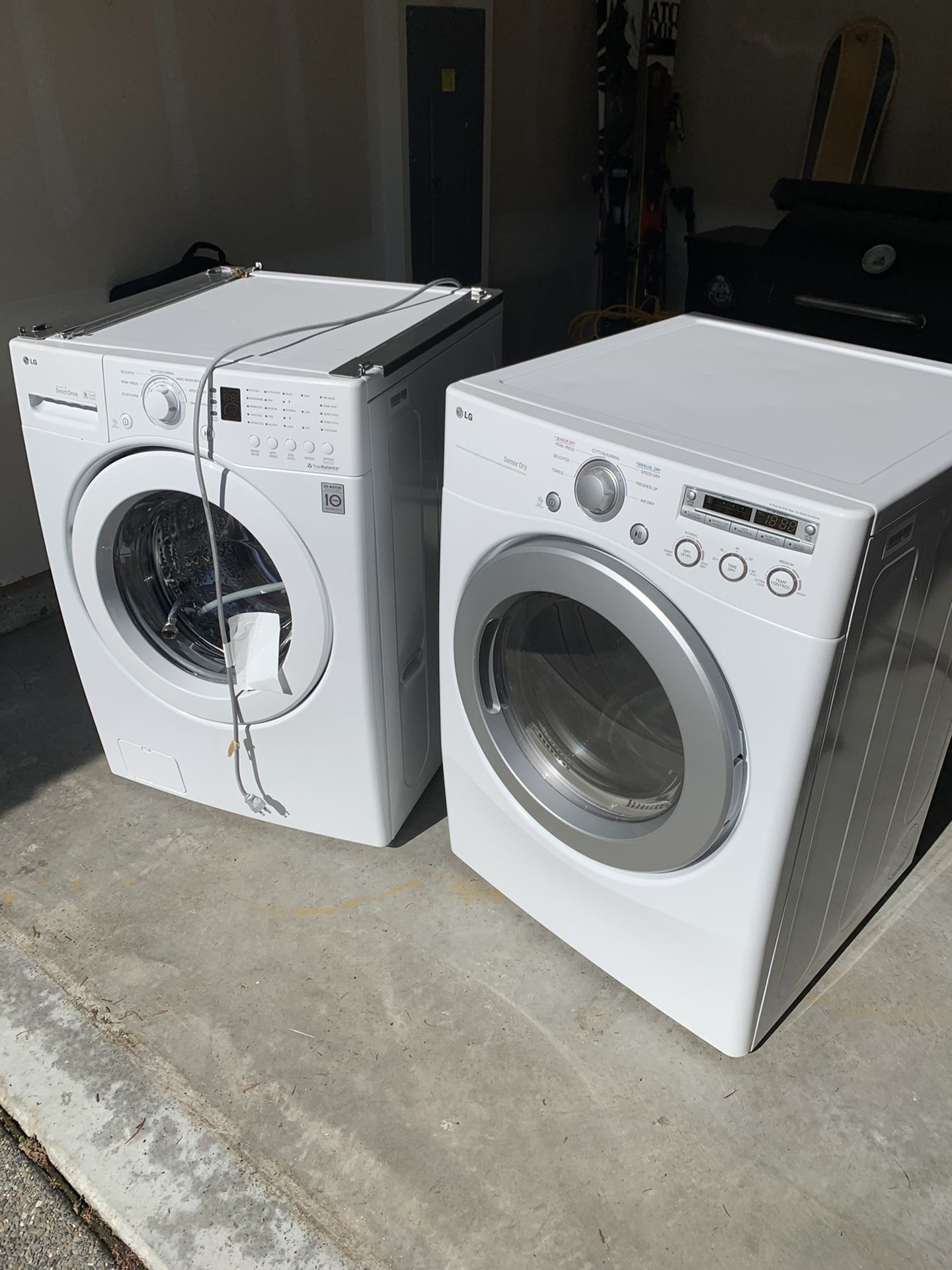Front load Washer and Dryer, LG