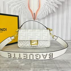 Fendi White Bag For Gift 