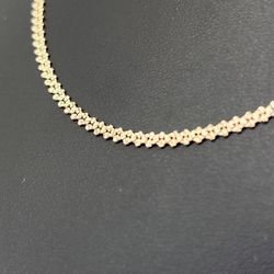 14kt Rose Gold Dia Cut Cuban Necklace 22” 5.85grams 161050 11