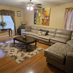 Leather sectional for sale