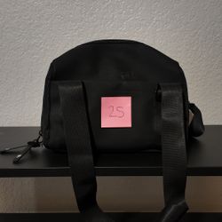 Gymshark Black Crossbody / Small Duffel Bag