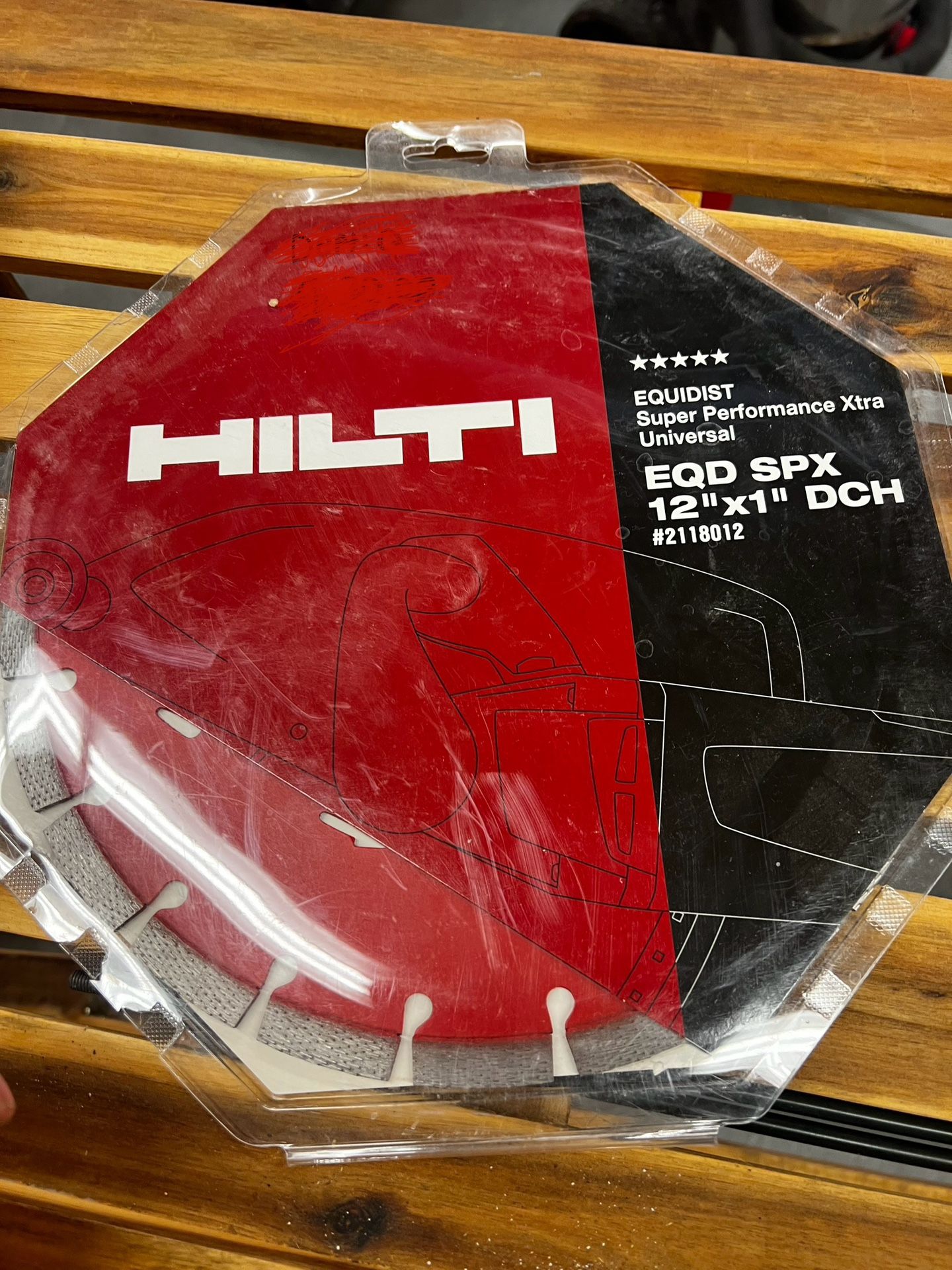 Hilti diamond blade 12" 