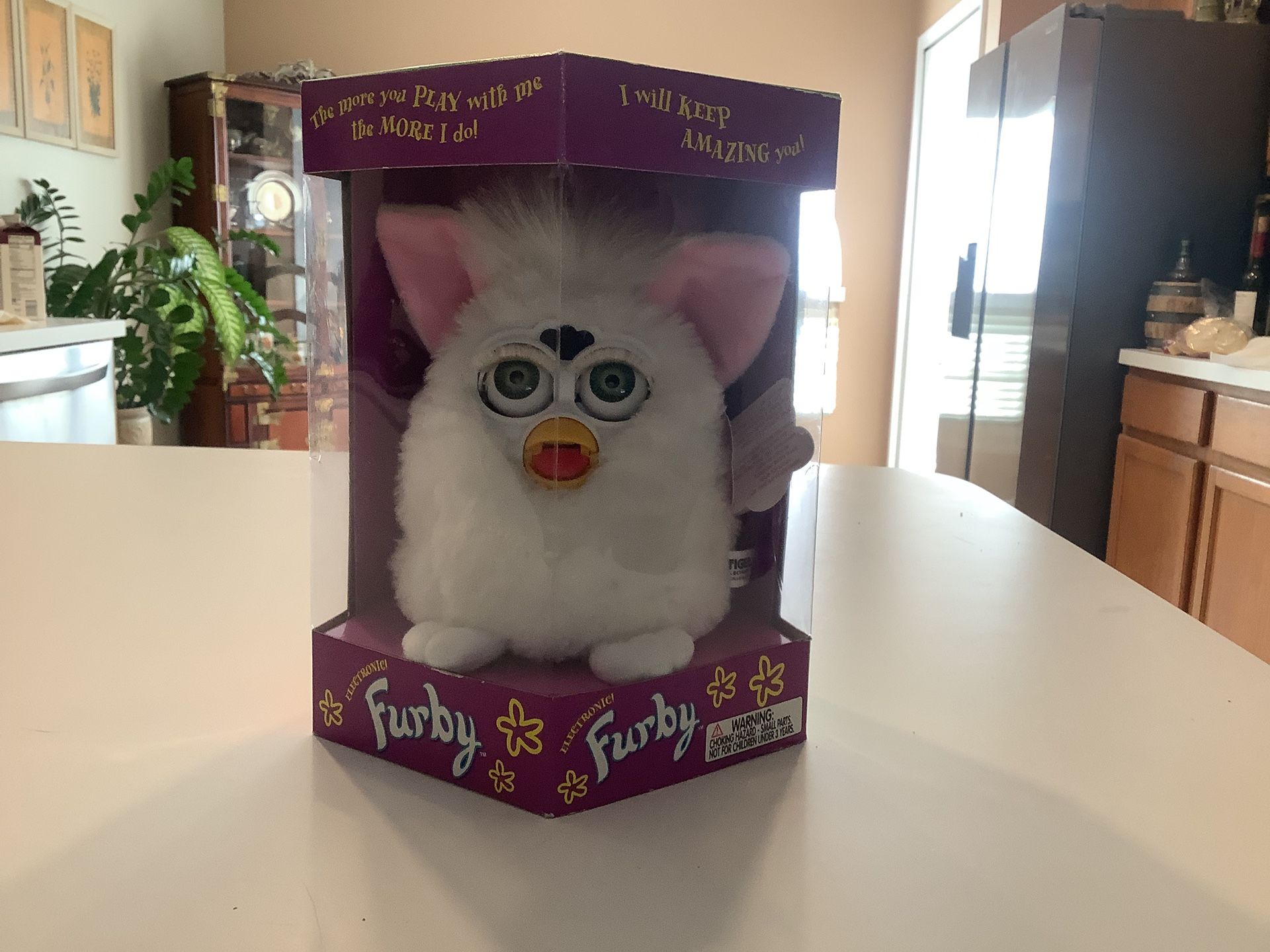 Vintage Tiger 1998 Furby Toy Snowball White Model 70-800 New In Box