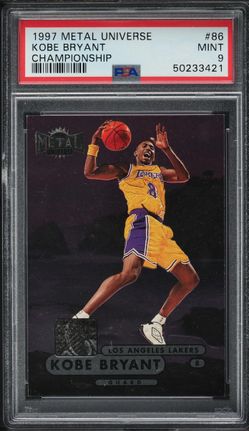 1997 Metal Universe Kobe Bryant #86 PSA 9