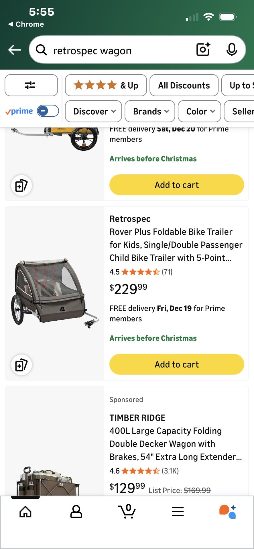 Retrospec foldable bike trailer for kids - Only Used Twice!
